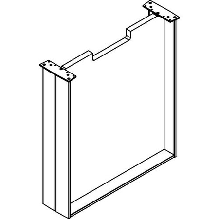 Groupe Lacasse Base, Aluminum Extrusions, 20inWx6inDx28inH, Niagara LASTSUCB24A